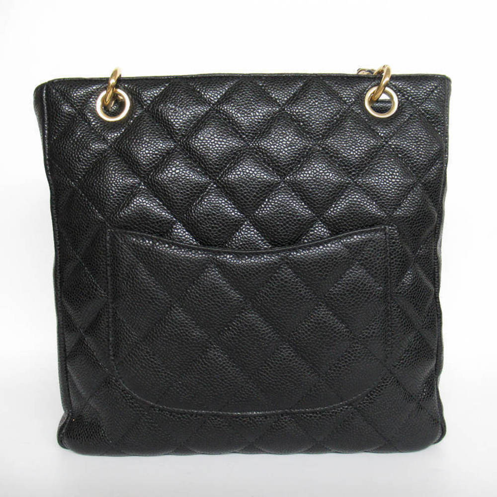 Chanel Big Chain Bag Coco Shoulder Skin Tote Caviar